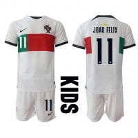 Dětský Fotbalový dres Portugalsko Joao Felix #11 MS 2022 Venkovní Krátký Rukáv (+ trenýrky)